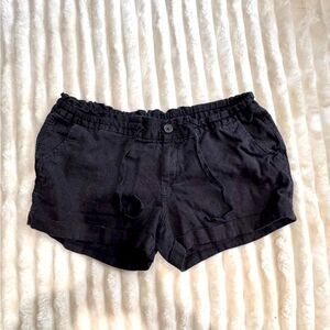 Old Navy Womens Shorts Linen Rayon Blend Size 4
